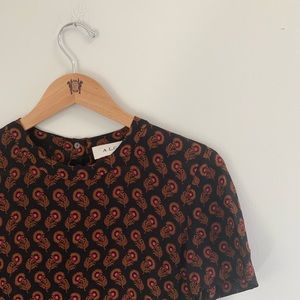 A.L.C. Brown and Pink Dress